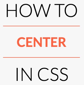How to Center in CSS logo